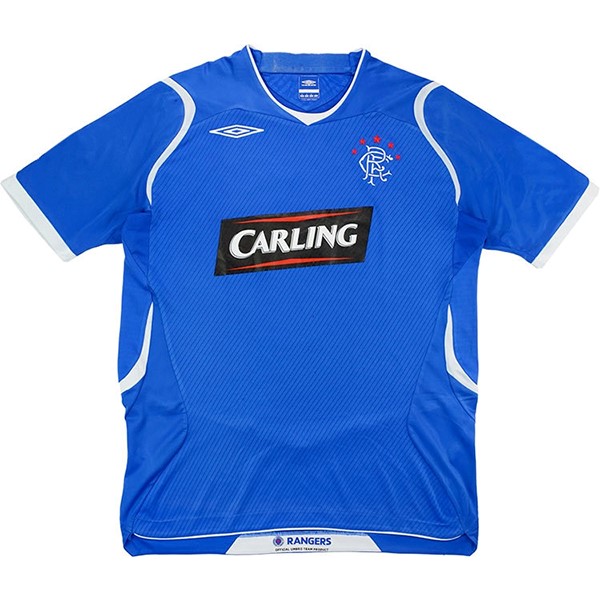 Tailandia Camiseta Rangers 1ª Retro 2008 2009 Azul